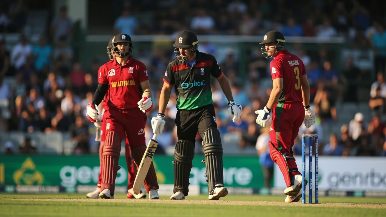 Medium view of a Hundred fielding unit moving into position during a tactical phase change under floodlights